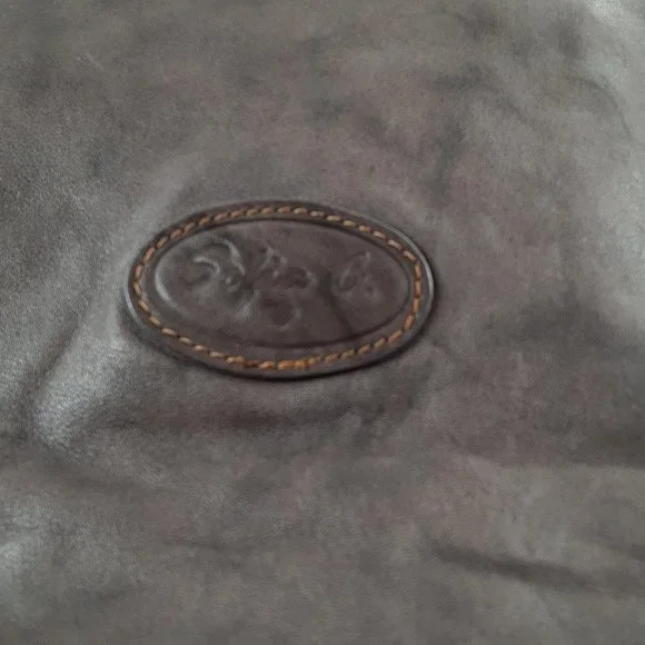 Sofia C Extra Large Beautiful Brown Smooth Italian Leather Shopper Shoulder Bag - Picture 3 of 6